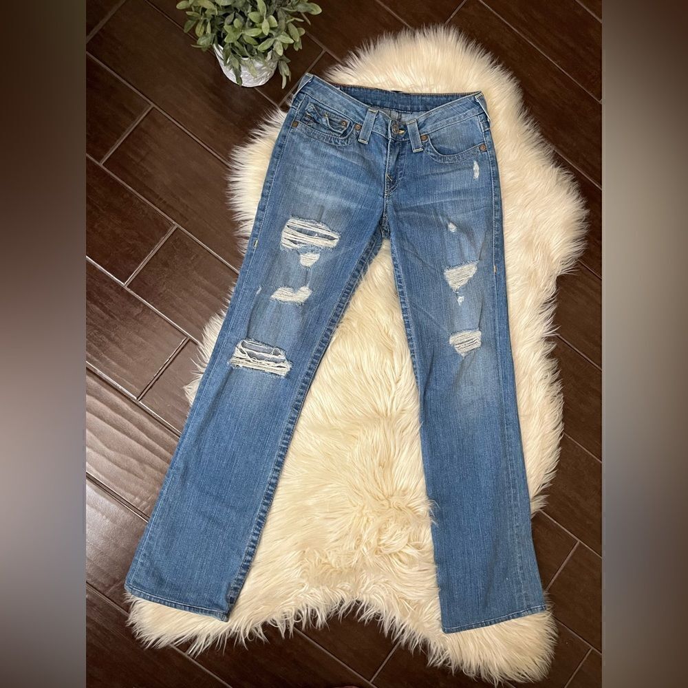 True Religion vintage distressed Billy denim